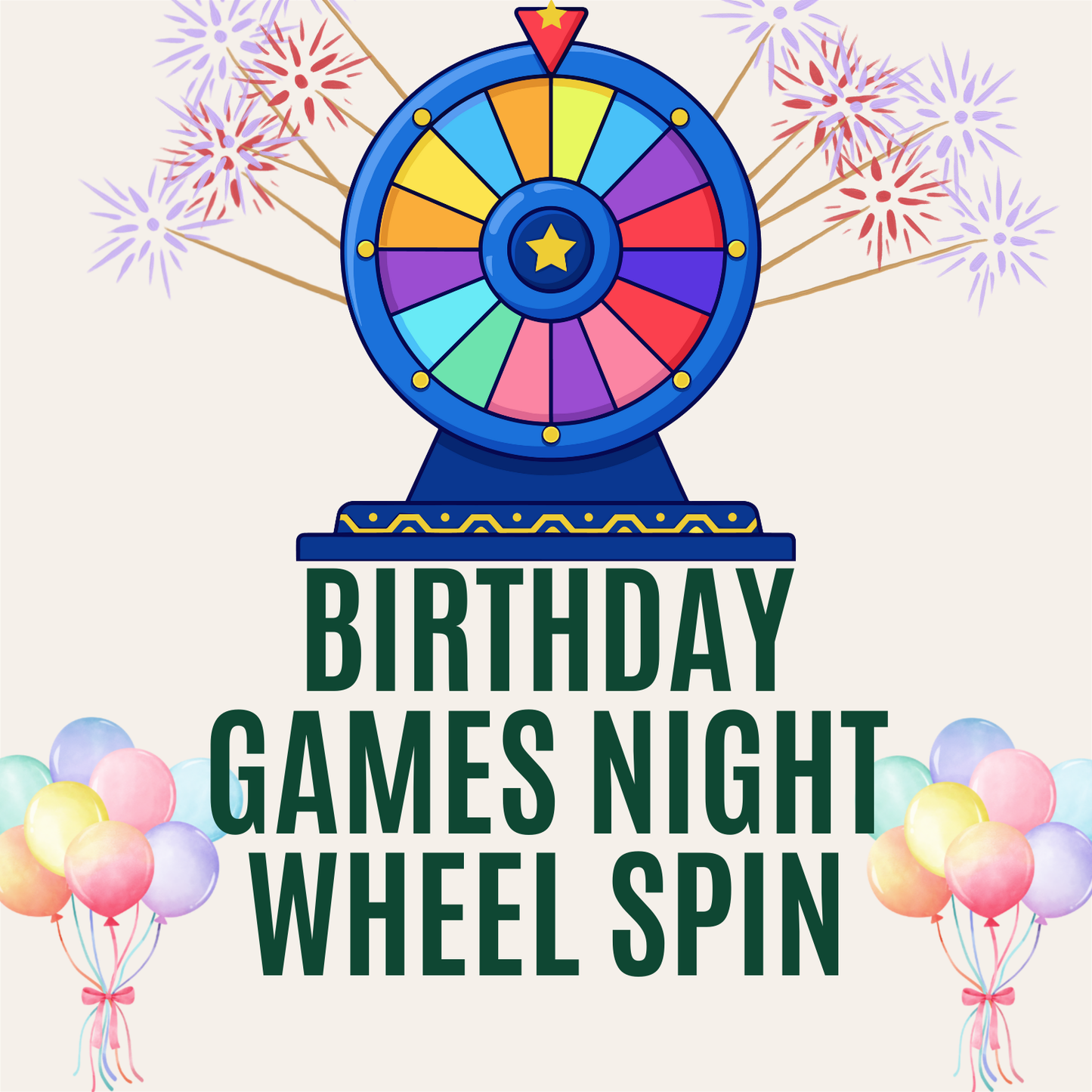 Games Night Wheel Spin