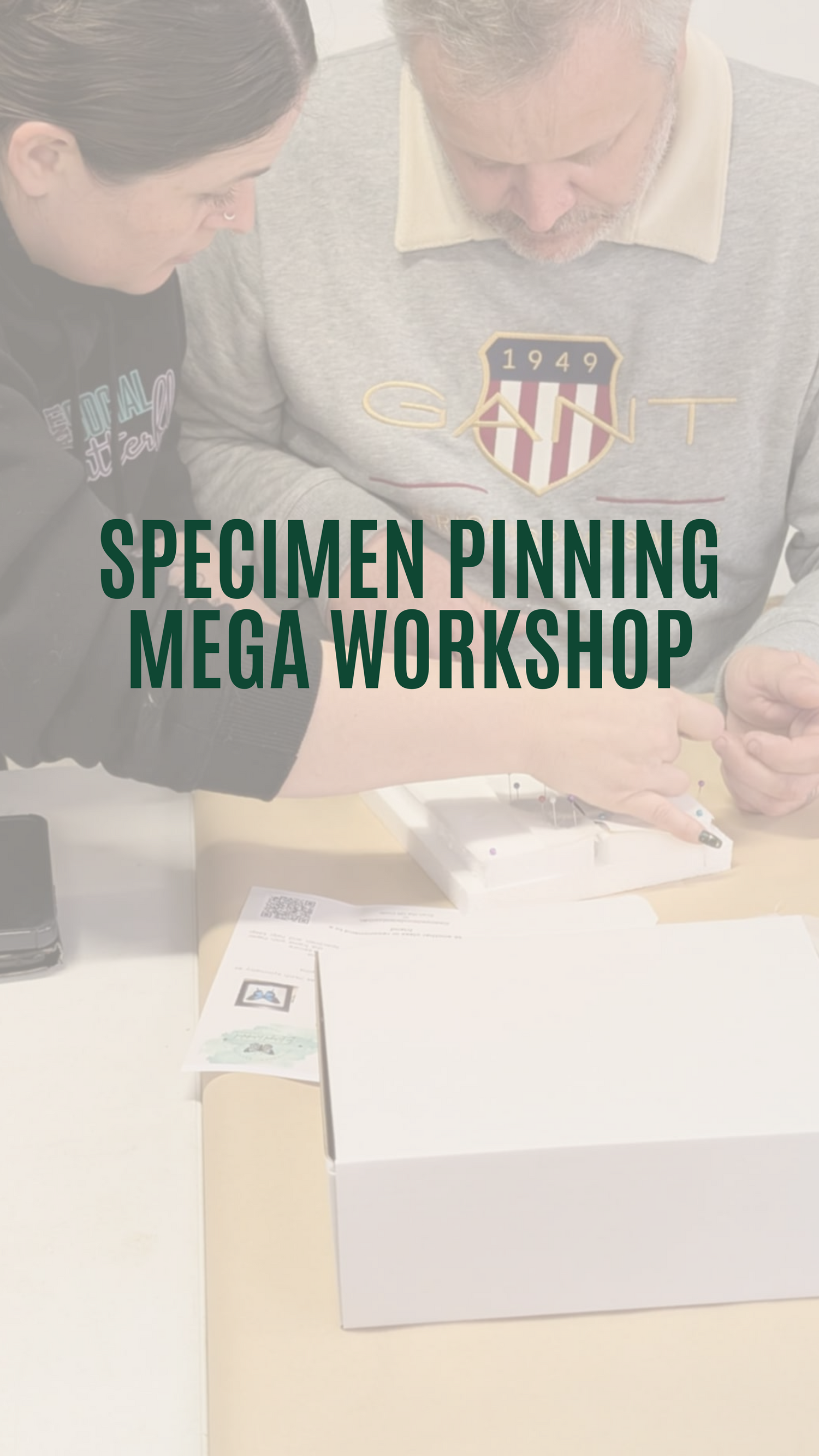 Virginia Specimen Pinning Mega Day Workshops